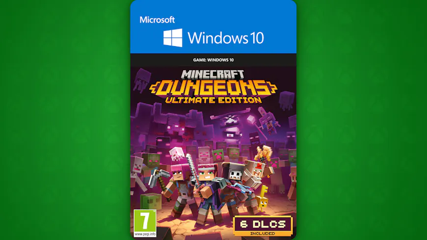 Product cover for Minecraft Dungeons Ultimate Edition - Windows 10