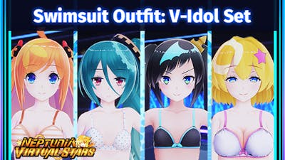 Neptunia Virtual Stars - Swimsuit Outfit: V-Idol Set