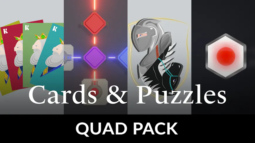 Product cover for Cards & Puzzles Quad Pack