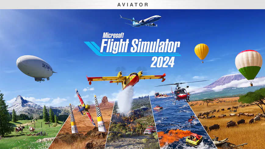 Product cover for Microsoft Flight Simulator 2024 - Aviator Edition