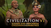 Product cover for Sid Meier's Civilization® VI: Khmer and Indonesia Civilization & Scenario Pack