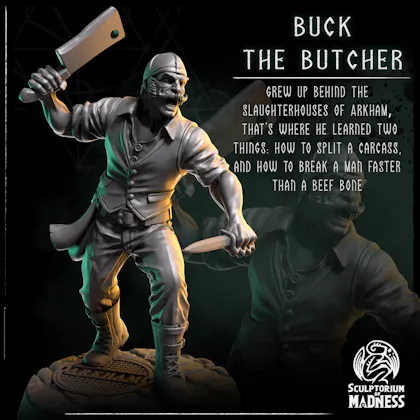 Buck the Butcher - Cthulhu Investigator