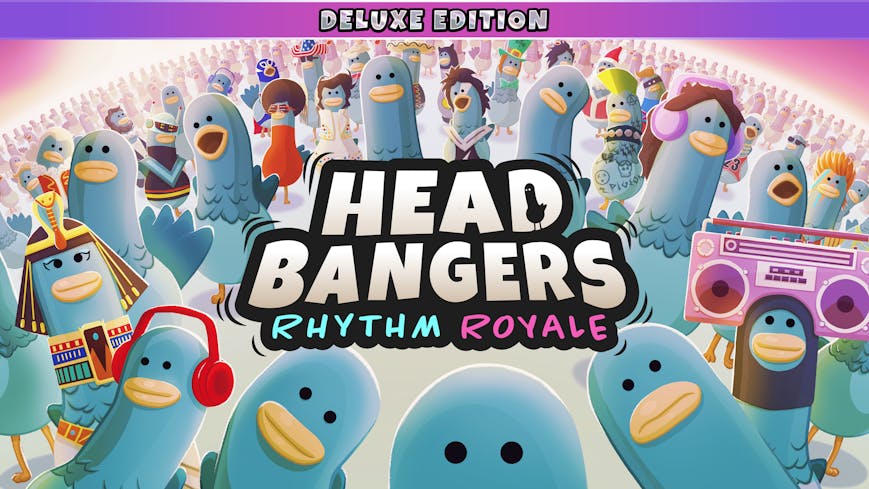 Product cover for Headbangers: Rhythm Royale - Deluxe Edition