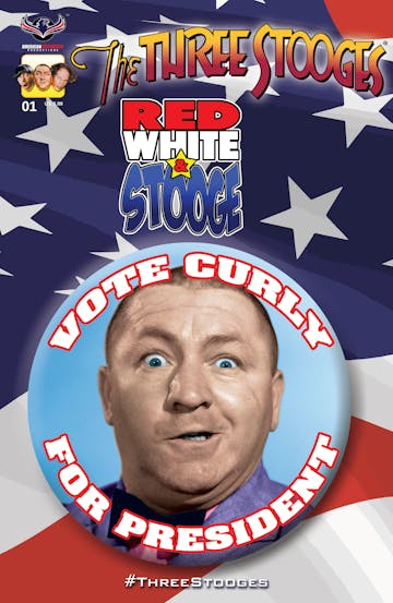 Product cover for The Three Stooges Red White & Stooge