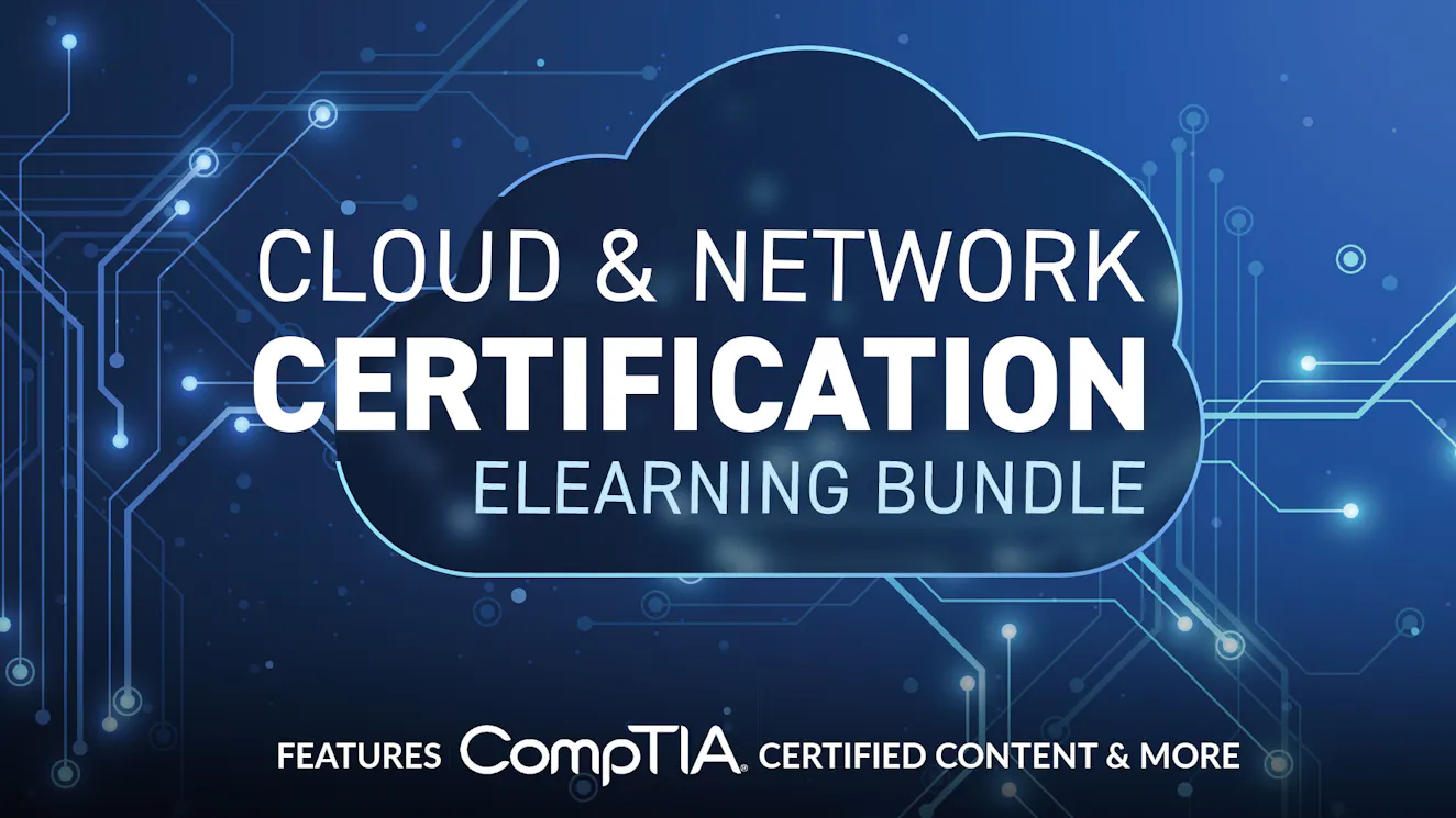Product cover for Cloud & Network Certification eLearning Bundle