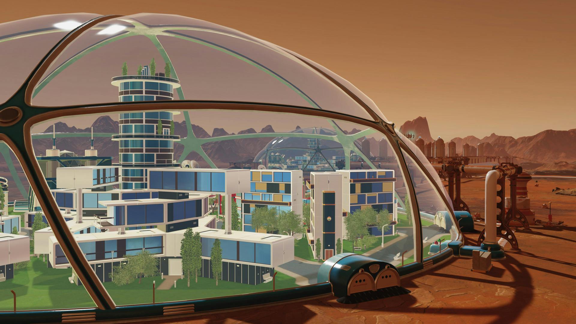 Surviving mars in dome buildings pack обзор