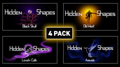 Hidden Shapes 4-pack