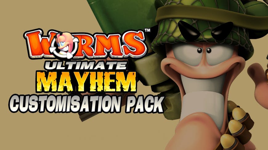 Product cover for Worms Ultimate Mayhem - Customization Pack DLC
