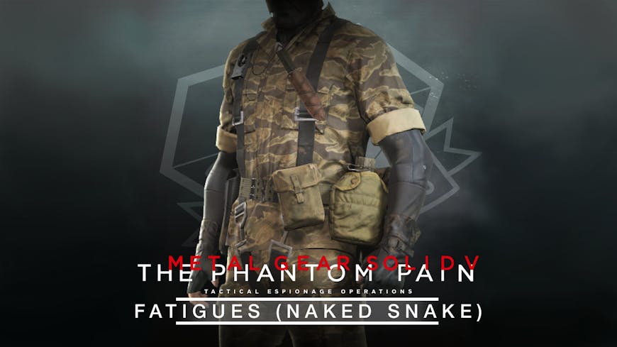 Product cover for METAL GEAR SOLID V: THE PHANTOM PAIN - Fatigues (Naked Snake)