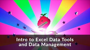 Intro to Excel Data Tools and Data Management