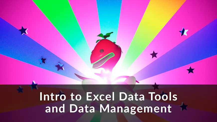 Product cover for Intro to Excel Data Tools and Data Management