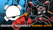 Product cover for Lethal League Blaze - Gigahertz Visualizer X outfit for Doombox