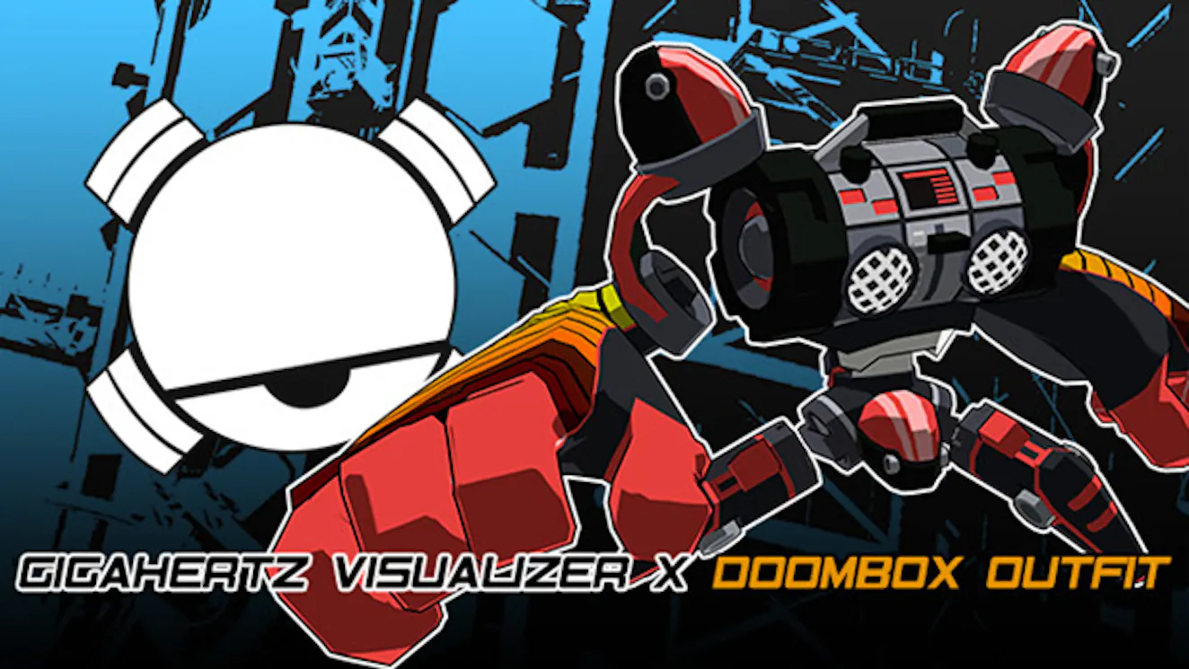 Product cover for Lethal League Blaze - Gigahertz Visualizer X outfit for Doombox - DLC