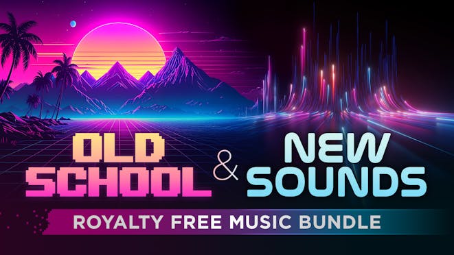 Product cover for Old School & New Sounds Royalty Free Music Bundle