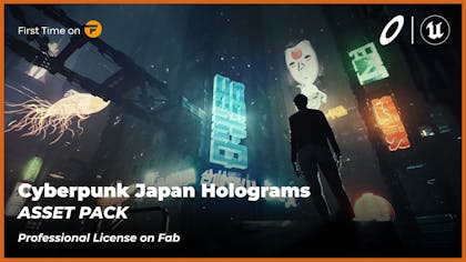 Cyberpunk Japan Holograms