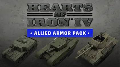 Product cover for Hearts of Iron IV: Allied Armor Pack - DLC