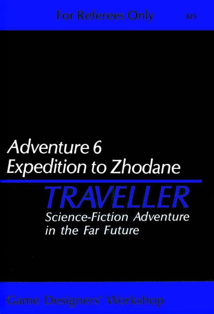 Adventure 6: Expedition to Zhodane