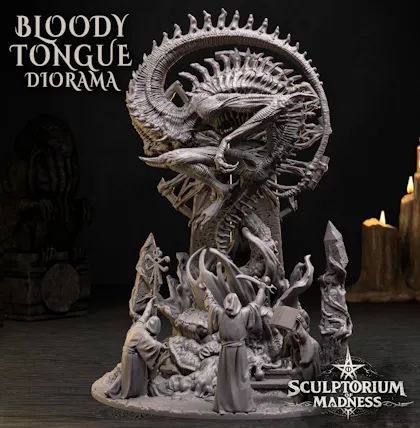 Bloody Tongue Diorama - Avatars of Nyarlathothep
