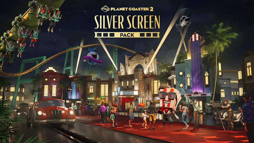 Product cover for Planet Coaster 2: Silver Screen Pack