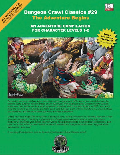 Dungeon Crawl Classics #29: The Adventure Begins