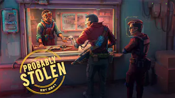Product cover for Probably Stolen - Cyberpunk Shopkeeper Sim