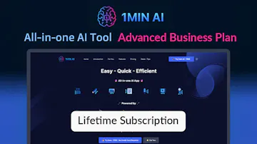 Product cover for 1min.AI Advanced Business Plan Lifetime Subscription