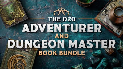 The D20 Adventurer and Dungeon Master Book Bundle