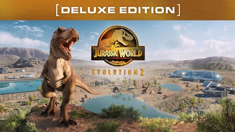 Product cover for Jurassic World Evolution 2 Deluxe Edition
