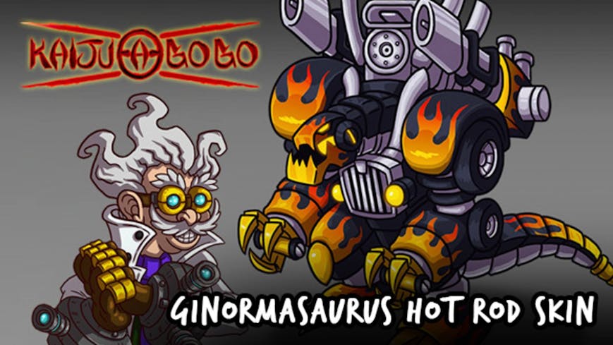 Product cover for Kaiju-A-GoGo: Hot Rod Ginormasaurus Skin DLC