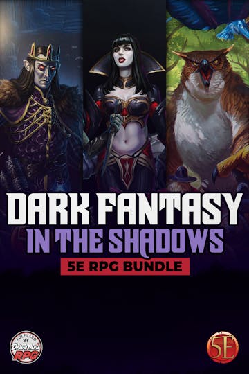 Product cover for Dark Fantasy in the Shadows 5E RPG Bundle