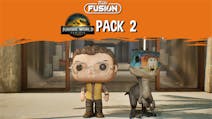 Product cover for Funko Fusion - Jurassic World Rebirth Pack 2 - Dr Henry Loomis and Raptor