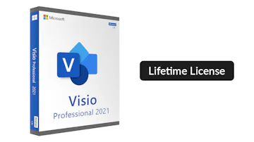 Product cover for Microsoft Visio 2021 Professional (PC)