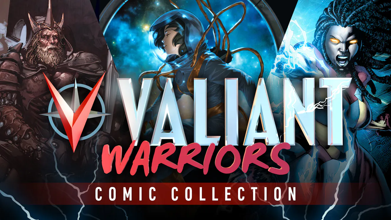 Product cover for Valiant Warriors Comic Collection