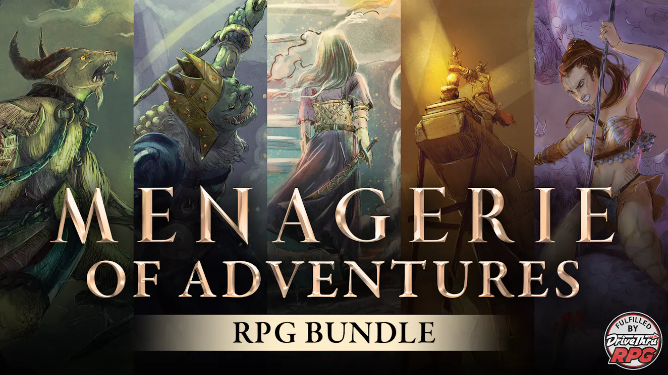 Product cover for Menagerie of Adventures RPG Bundle