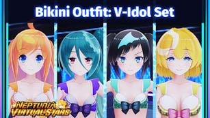 Product cover for Neptunia Virtual Stars - Bikini Outfit: V-Idol Set - DLC