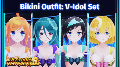 Product cover for Neptunia Virtual Stars - Bikini Outfit: V-Idol Set - DLC