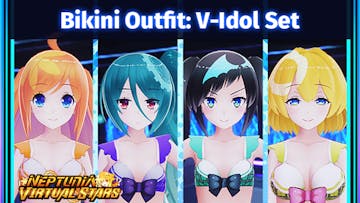 Neptunia Virtual Stars - Bikini Outfit: V-Idol Set