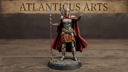 Female Human Paladin - Athena Lightshield - Spear