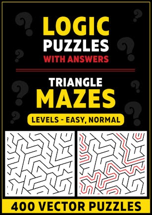 Triangle Mazes - (400 vector puzzles)