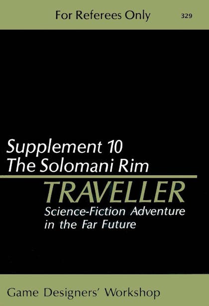 Supplement 10: The Solomani Rim