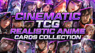 Cinematic TCG Realistic Anime Cards Collection - 100+ Characters