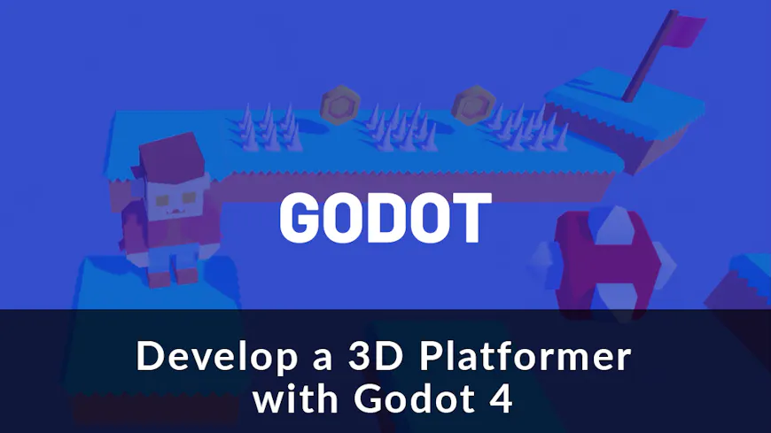 Product cover for Develop a 3D Platformer with Godot 4