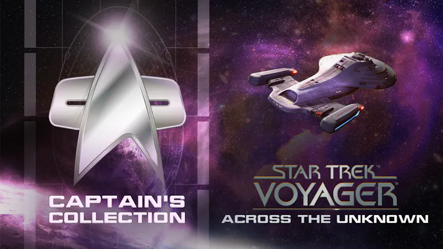Product cover for Star Trek: Voyager - Across the Unknown - Captain's Collection