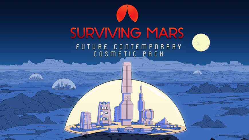 Surviving Mars: Future Contemporary Cosmetic Pack