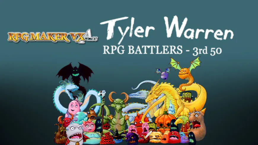Product cover for RPG Maker VX Ace: Tyler Warren's 3rd 50 Battler Pack
