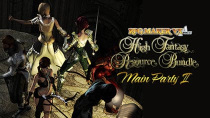 Product cover for RPG Maker VX Ace: High Fantasy Main Party Pack II - DLC