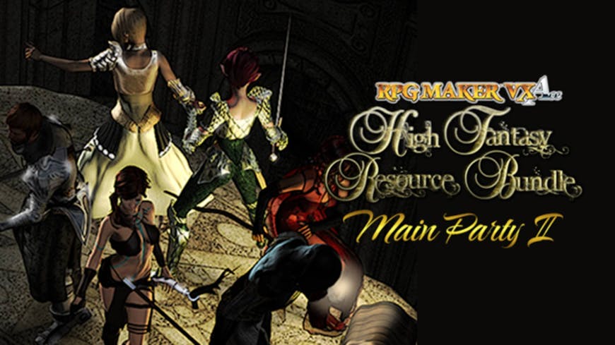 Product cover for RPG Maker VX Ace: High Fantasy Main Party Pack II