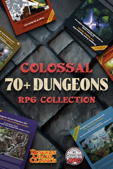 Product cover for Colossal 70+ Dungeons RPG Collection