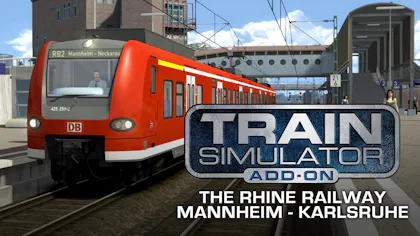 Product cover for Train Simulator: The Rhine Railway: Mannheim - Karlsruhe Route Add-On - DLC