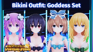 Product cover for Neptunia Virtual Stars - Bikini Outfit: Goddess Set - DLC